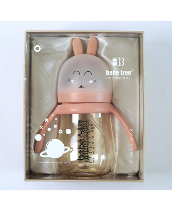 Baby Pink Kitty Bottle - Milk and Water Training