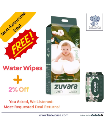 Zuvara Feather Diaper Pant- L -40 Pcs