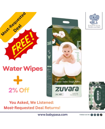 Zuvara Feather Diaper Pant- XXL -40 Pcs