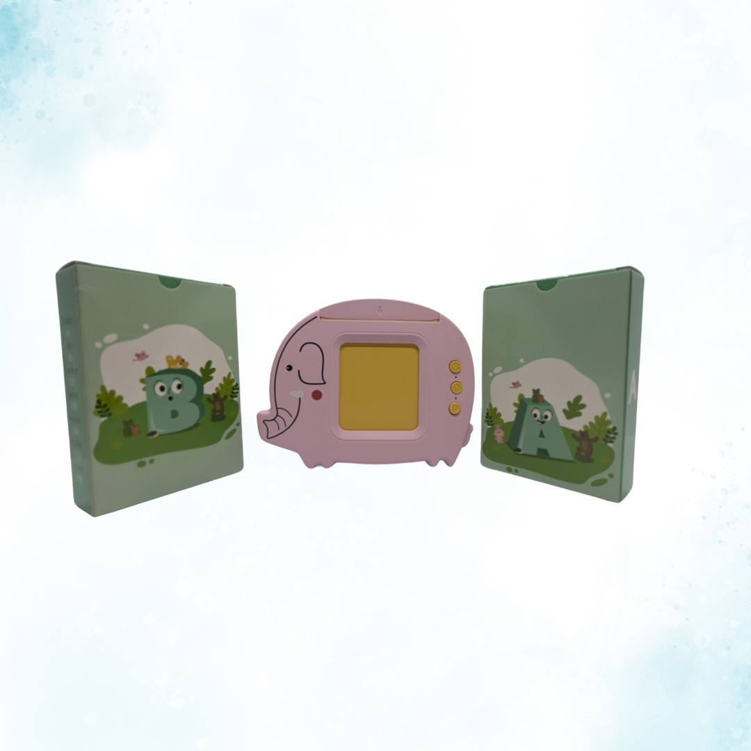Talking Flash Card - Baby Pink Elephant Series 19 Talking Flash Card - Baby Pink Elephant Series