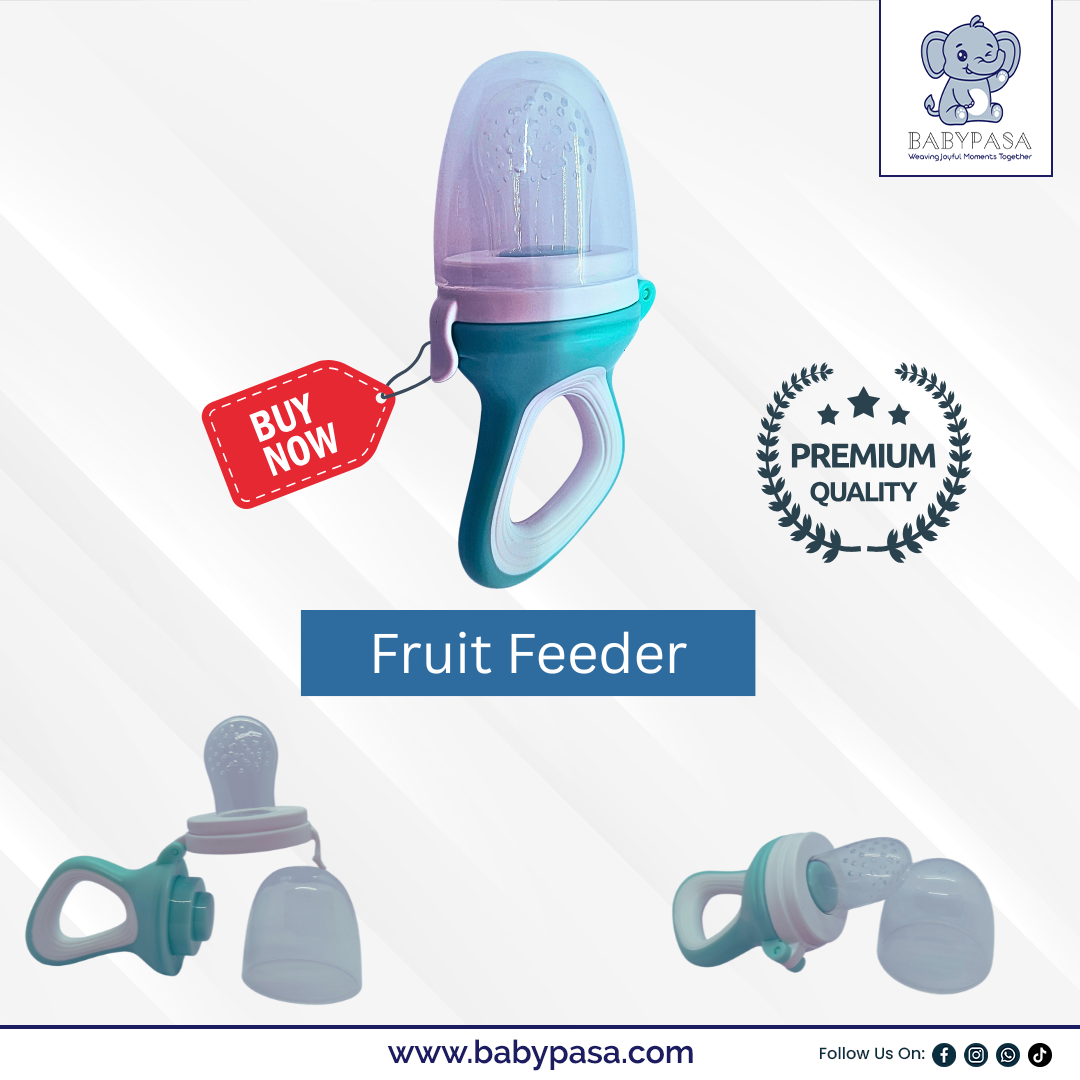 Baby Fruit Feeder- Green 6 Baby Fruit Feeder- Green