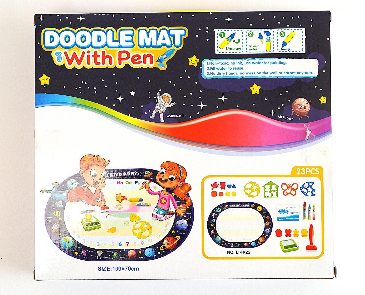 Doodle Mat with Pen- Astronaut Series 4 Doodle Mat with Pen- Astronaut Series