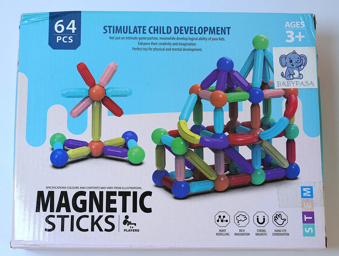 Magnetic Block - 64 pcs 3 Magnetic Block - 64 pcs