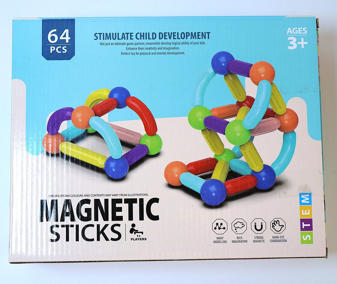 Magnetic Block - 64 pcs 4 Magnetic Block - 64 pcs