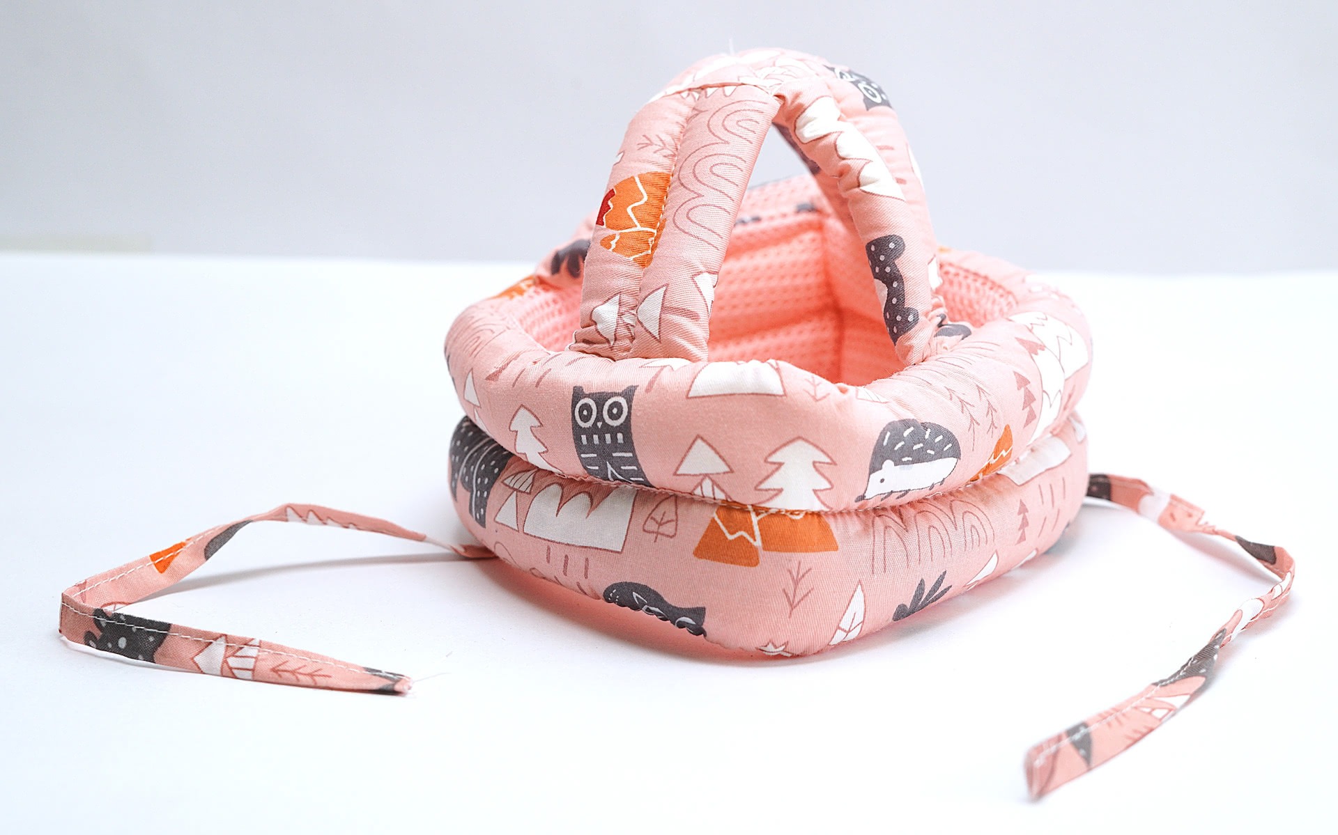 Baby Head Protector Breathable Helmet - Pink 5 Baby Head Protector Breathable Helmet - Pink