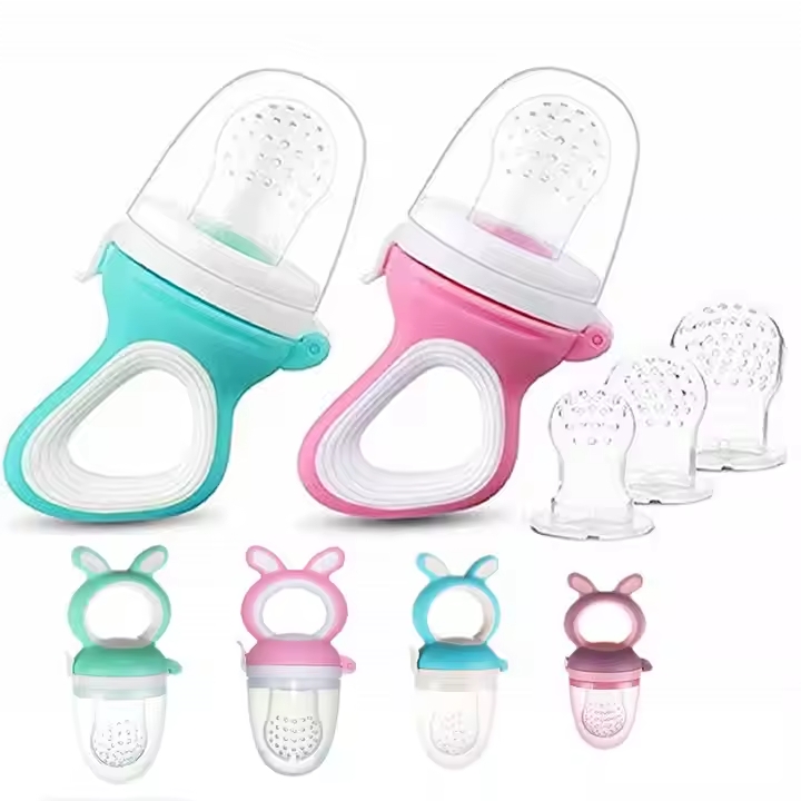 Baby Fruit Feeder- Green 4 Baby Fruit Feeder- Green