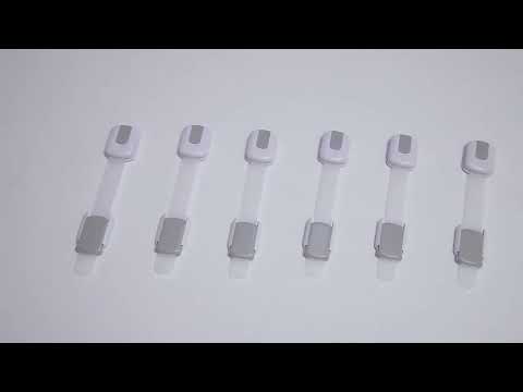 Safety Lock with Adjustable Strap - Pack of 4 3 Safety Lock with Adjustable Strap - Pack of 4