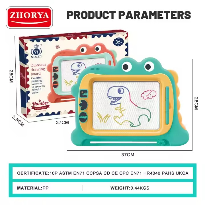Dinosaur Colorful Drawing Board - Green Series 7 Dinosaur Colorful Drawing Board - Green Series