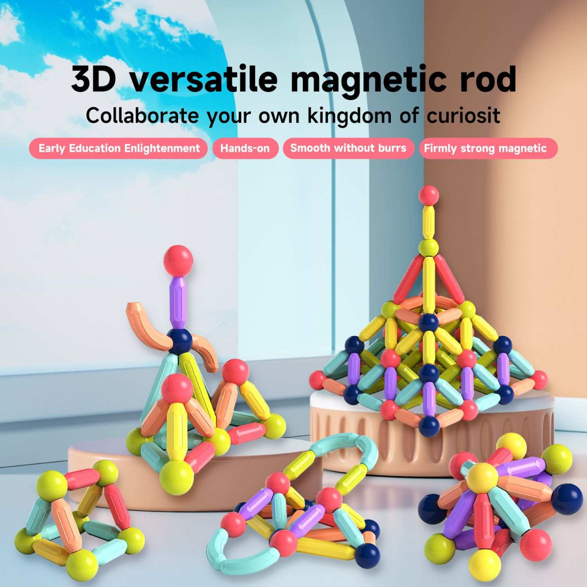 Magnetic Block - 36 pcs 12 Magnetic Block - 36 pcs