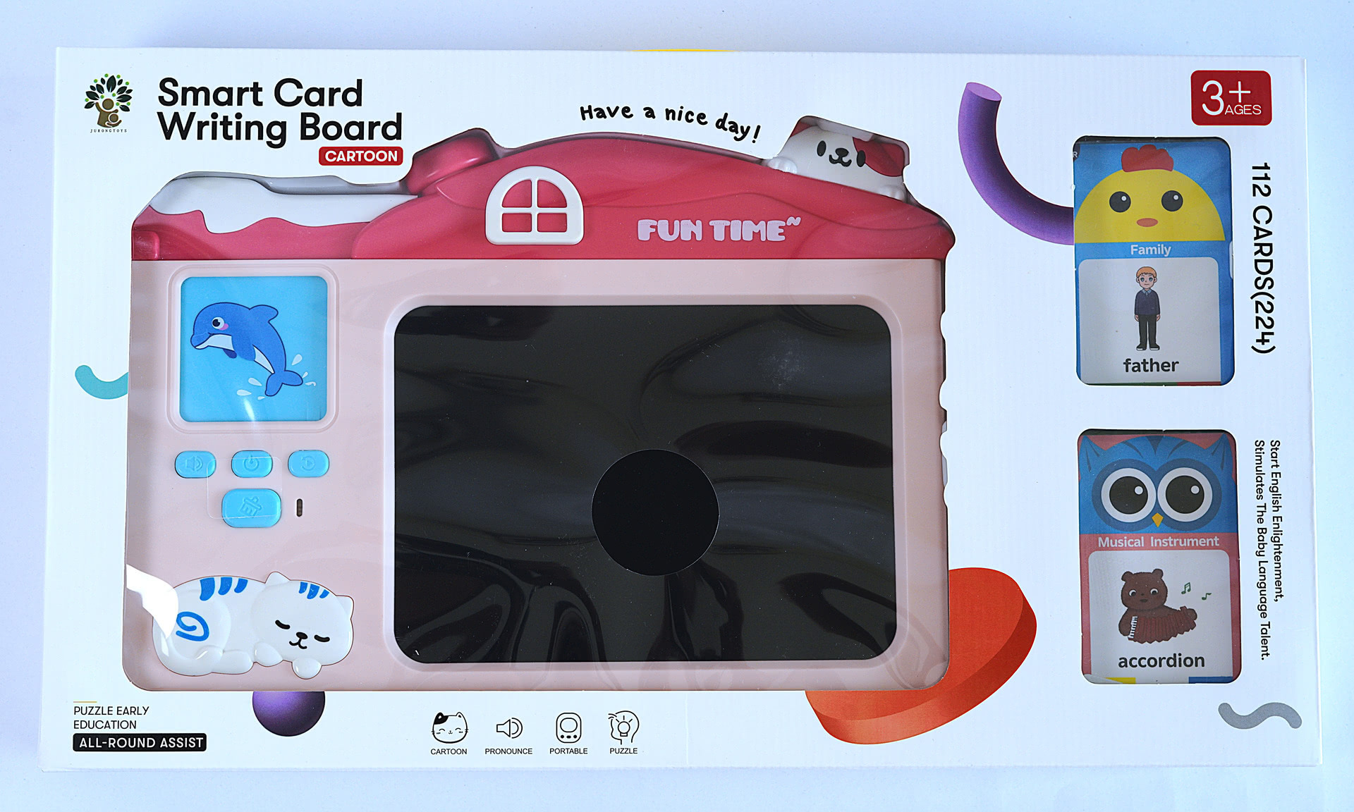 Smart Card Writing Board - Baby Pink Series 11 Smart Card Writing Board - Baby Pink Series