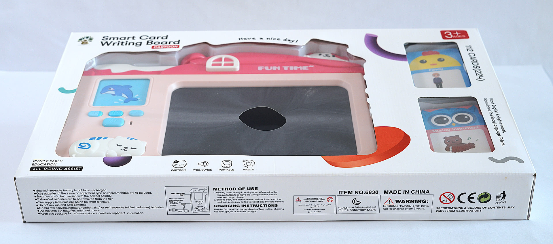 Smart Card Writing Board - Baby Pink Series 13 Smart Card Writing Board - Baby Pink Series