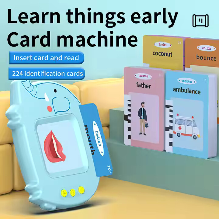 Talking Flash Card - Blue Elephant Series 4 Talking Flash Card - Blue Elephant Series