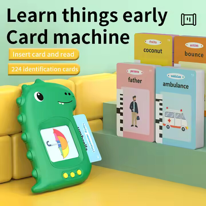 Talking Flash Card - Green Dino Series 6 Talking Flash Card - Green Dino Series