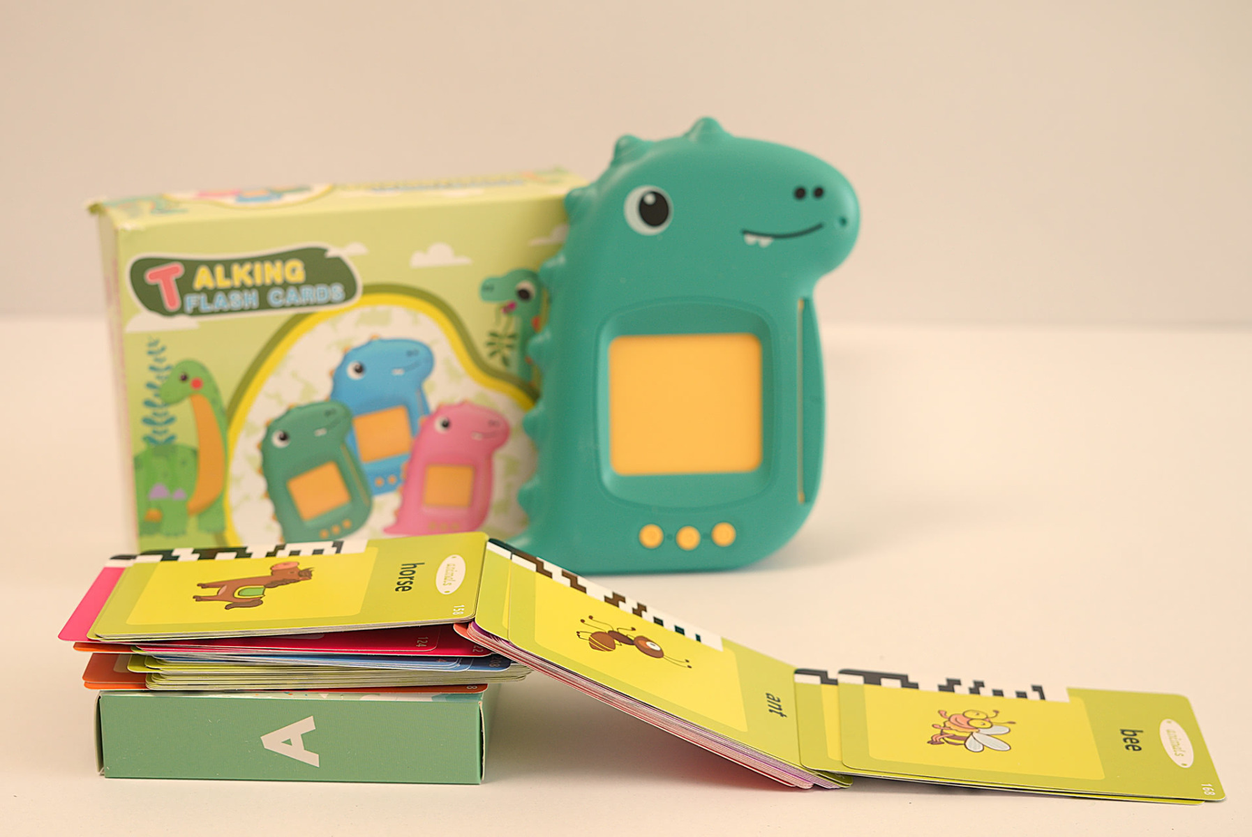 Talking Flash Card - Green Dino Series 4 Talking Flash Card - Green Dino Series