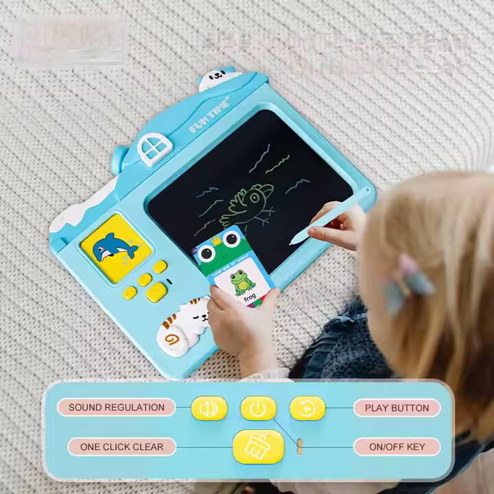 Smart Card Writing Board - Blue Series 6 Smart Card Writing Board - Blue Series