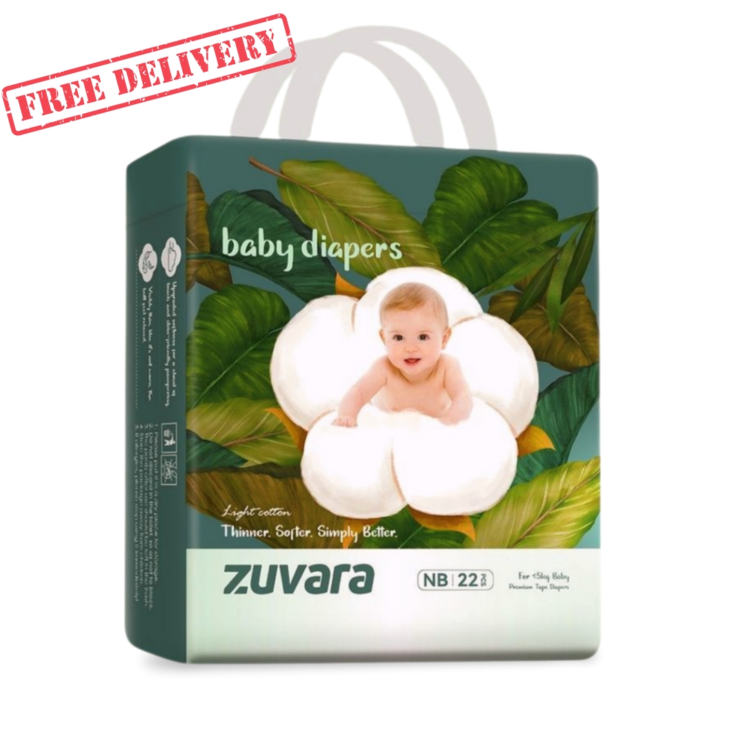 Zuvara newborn diaper Feather tape NB 22 pcs pack