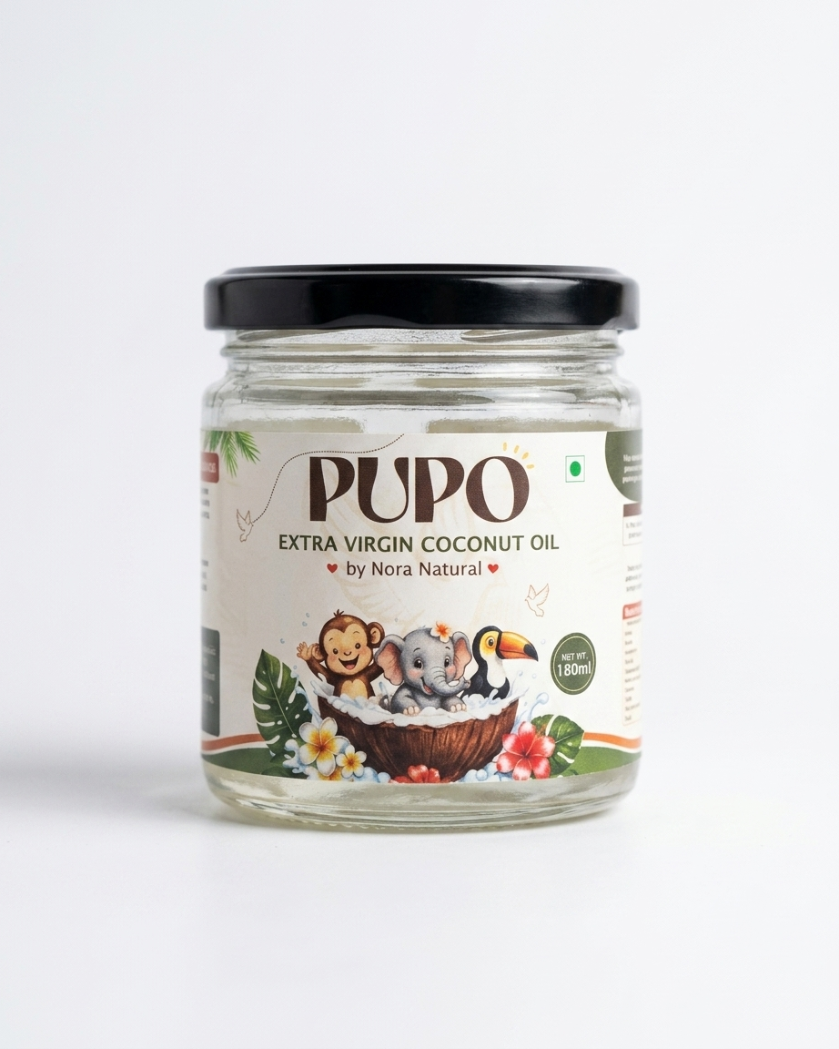 Pupo Extra Virgin Coconut Oil - 180 ml
