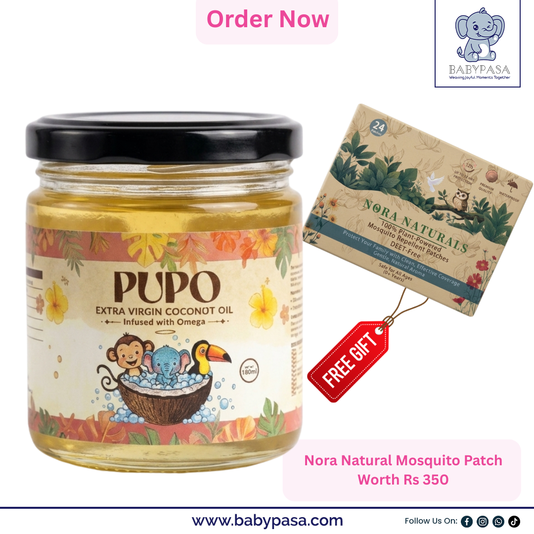 Pupo Extra Virgin Omega Infused Coconut Oil